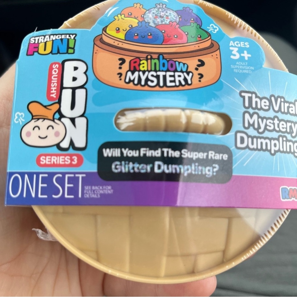 Mystery rainbow glitter dumpling